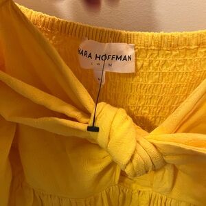 Mara Hoffman Sunny Yellow Smocked Top